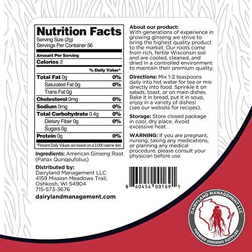 Dairyland American Ginseng Powder 4 oz